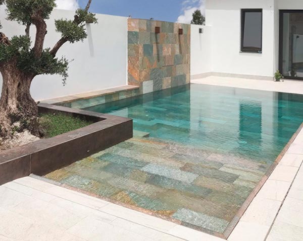 Piscina Tradicional Rosa Gres