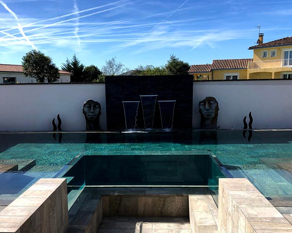Piscina Tradicional Rosa Gres