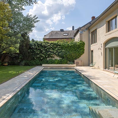 Piscina Tradicional Rosa Gres
