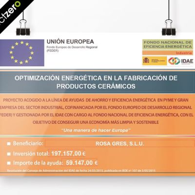 Ayuda IDAE para la mejora de Eficiencia Energética de Vallmoll de Rosa Gres