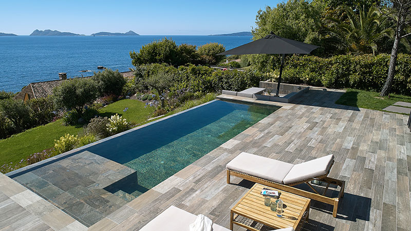 Porcelain Stoneware tiles #ilovemix for pools