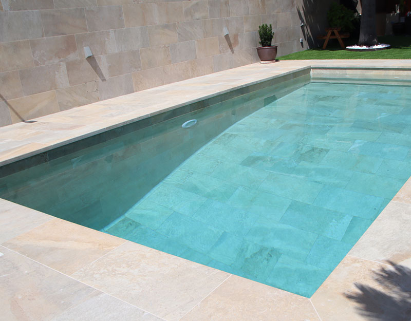 Pool Water Color. Ocher and Sand colors - Pietro Golden porcelain stoneware