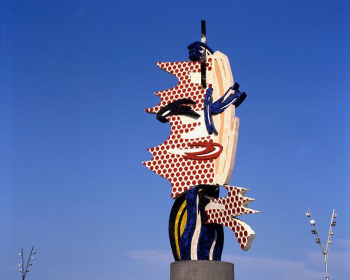 Participación de Rosa Gres en la escultura Barcelona Head de Lichtenstein