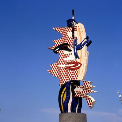 Participación de Rosa Gres en la escultura Barcelona Head de Lichtenstein