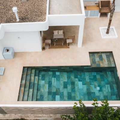 Which outdoor flooring heats up the least in the sun?