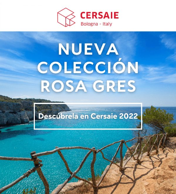 Feria Cersaie 2022 - Nueva Colección Rosa Gres