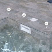 Skimmer construction system with Solution L for pools with skimmer