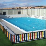 Sistema constructivo S10 para piscinas desbordantes