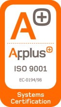 Certificado Applus ISO 9001