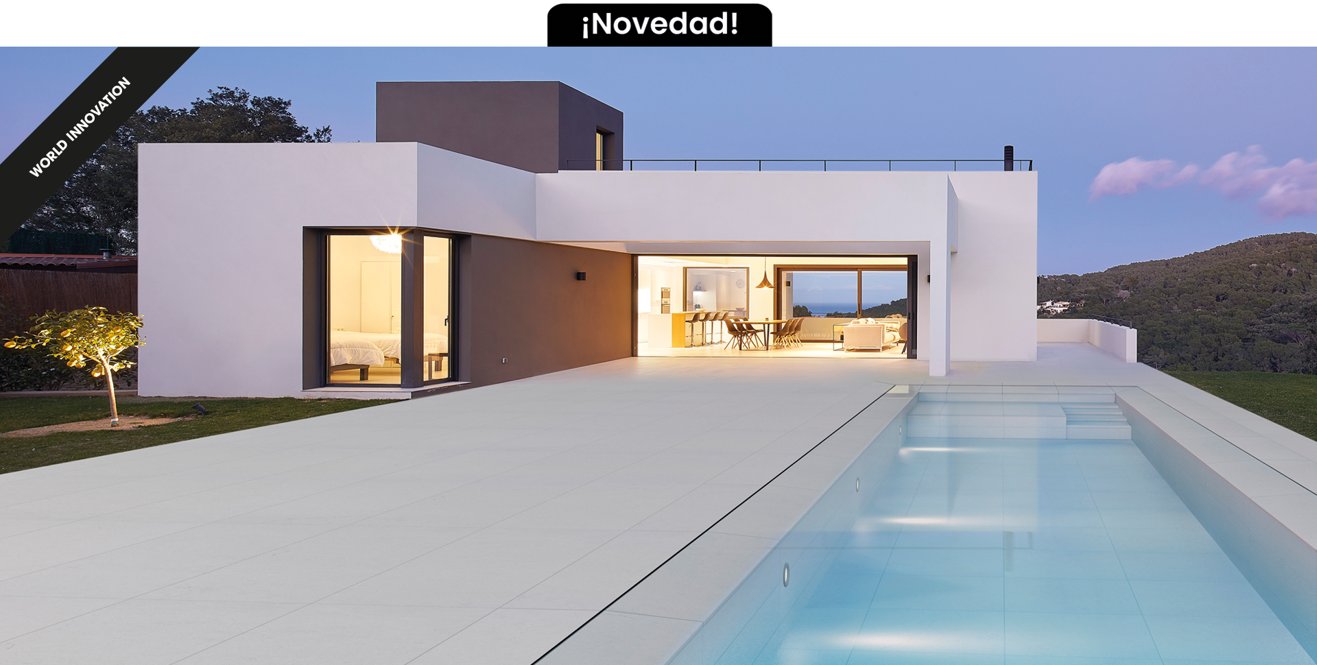Sistema para piscinas desbordantes Minimal