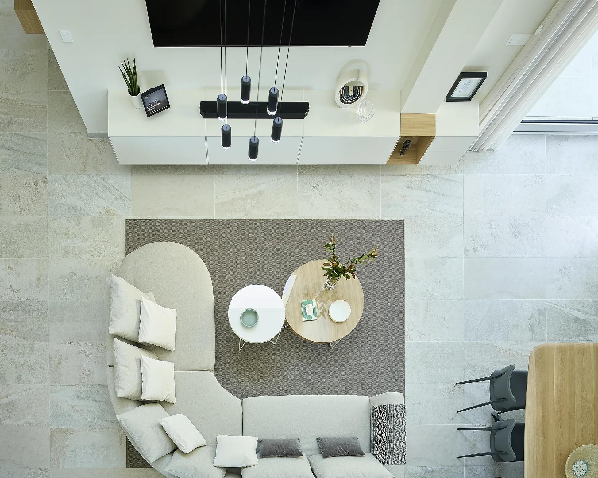 rosa-gres-arquitecto-ef-casa-collbato-09 Interior en Gres porcelánico Rosa Gres. Residencia privada en Collbató. Eva Fernández. Arquitecto