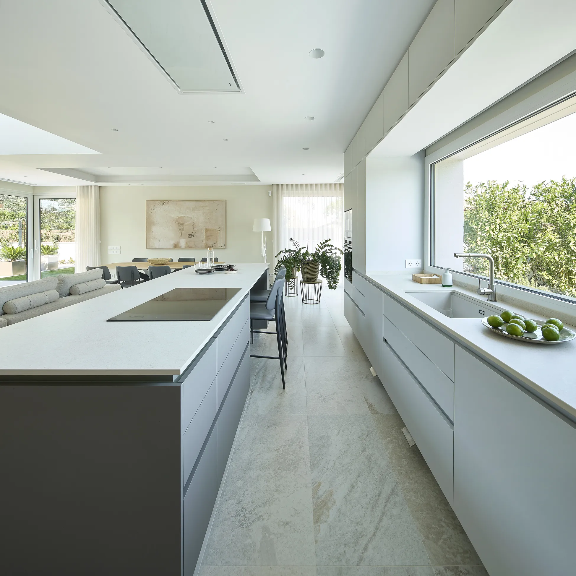 rosa-gres-arquitecto-ef-casa-collbato-12 Cocina en Gres porcelánico Rosa Gres. Residencia privada en Collbató. Eva Fernández. Arquitecto