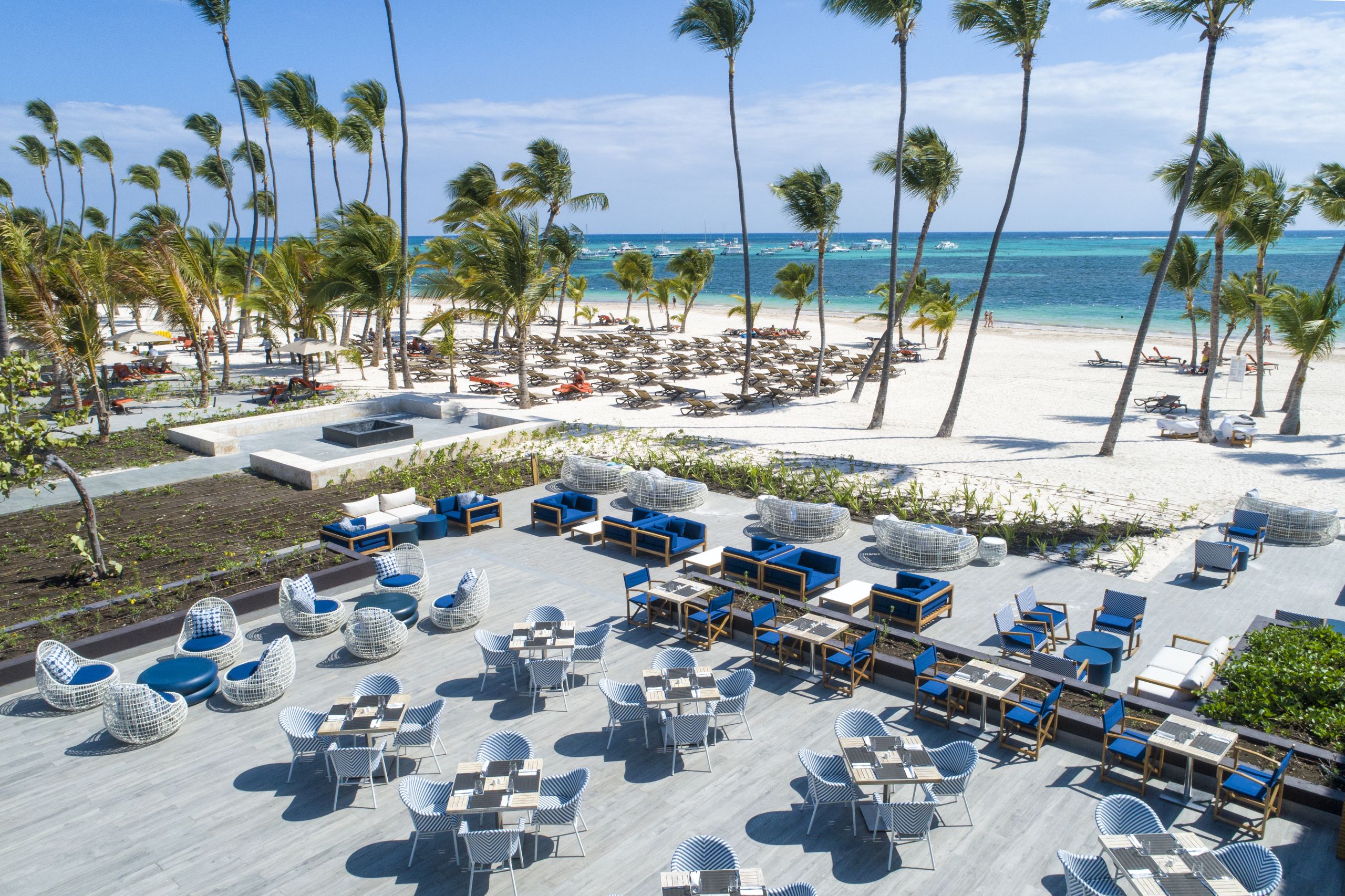 baldosa porcelánica para la terraza de un hotel