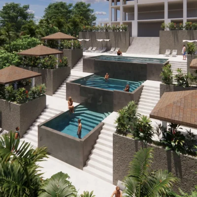 Proyectos BIM: 3 Piscines Infinity Hotel Cabo Verde